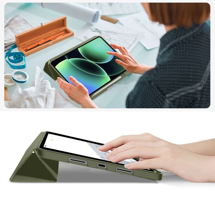 Tech-Protect SmartCase Pen Xiaomi Pad 7 / 7 Pro / 8 / 8 Pro 11.2 Pine Green