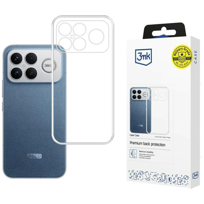 3MK Clear Case Poco F8 Ultra