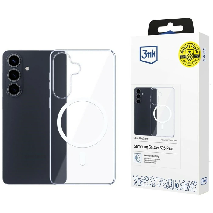 3MK Clear MagCase Samsung Galaxy S26+ Plus