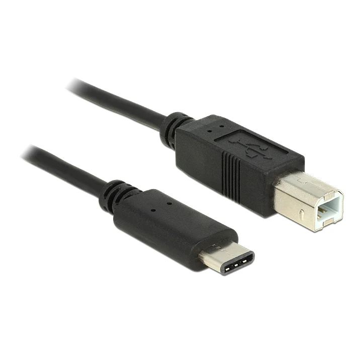 Καλώδιο USB Delock USB-C σε USB Type B 83328, 0.5m, μαύρο