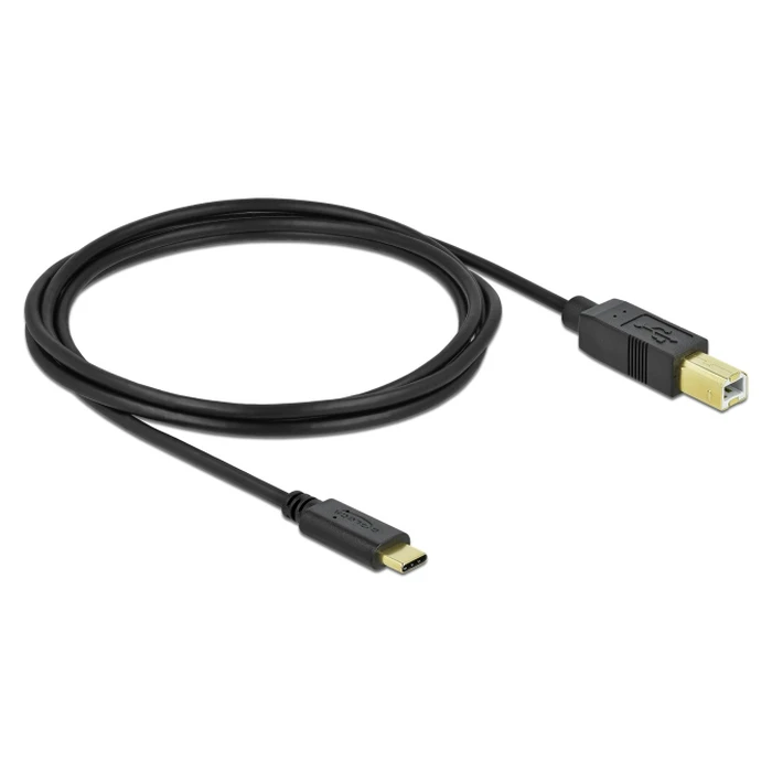 Καλώδιο USB-C Delock σε USB Type B 83330, 2m, μαύρο