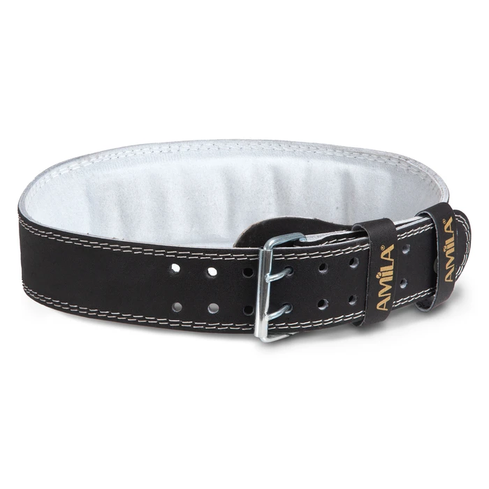 Ζώνη 'Αρσης Βαρών Amila Δερμάτινη Μαύρη C Quality L