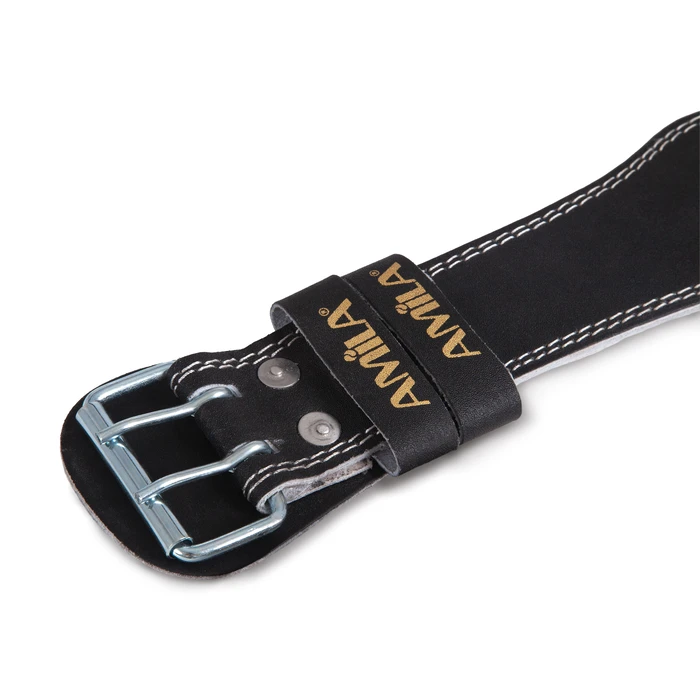 Ζώνη 'Αρσης Βαρών Amila Δερμάτινη Μαύρη C Quality L