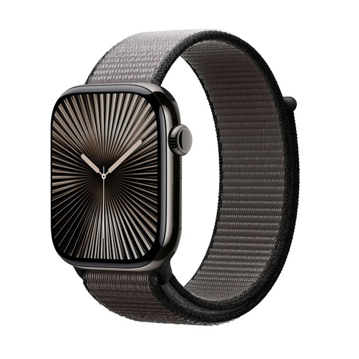Crong Nylon Sport Band Apple Watch 44/45/46/49 mm (Night Grey)