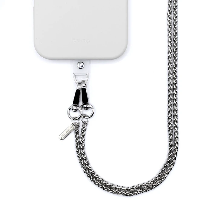 Crong Phone Crossbody (Silver Link)