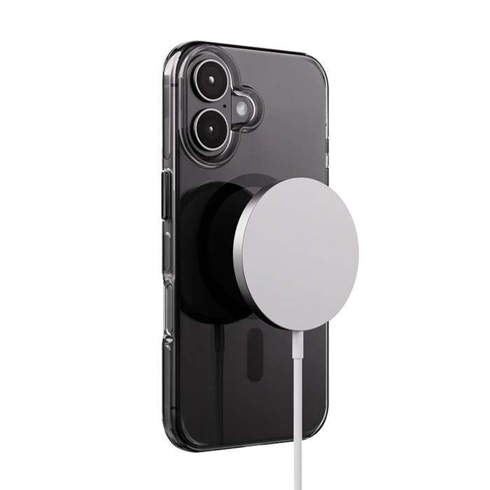Crong Clear MAG Pro Apple iPhone 16 MagSafe (black)