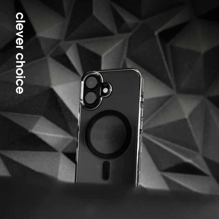 Crong Clear MAG Pro Apple iPhone 16 Pro Max MagSafe (black)