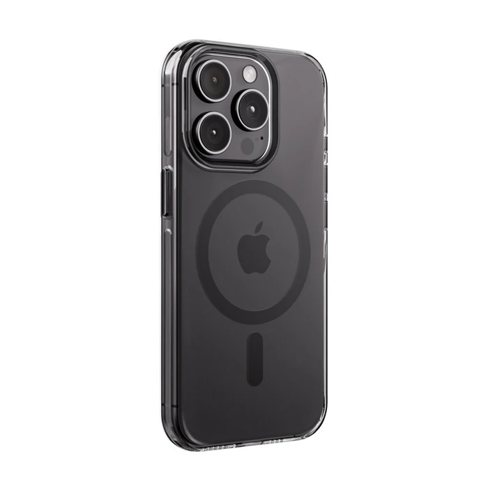 Crong Clear MAG Pro Apple iPhone 15 Pro MagSafe (black)