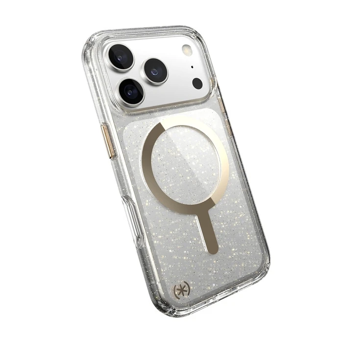 Speck Presidio Lux MagSafe Apple iPhone 17 Pro (Glitter / Gold Metallic)