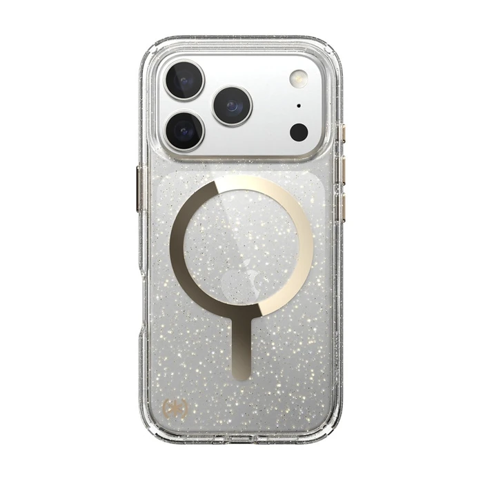 Speck Presidio Lux MagSafe Apple iPhone 17 Pro (Glitter / Gold Metallic)
