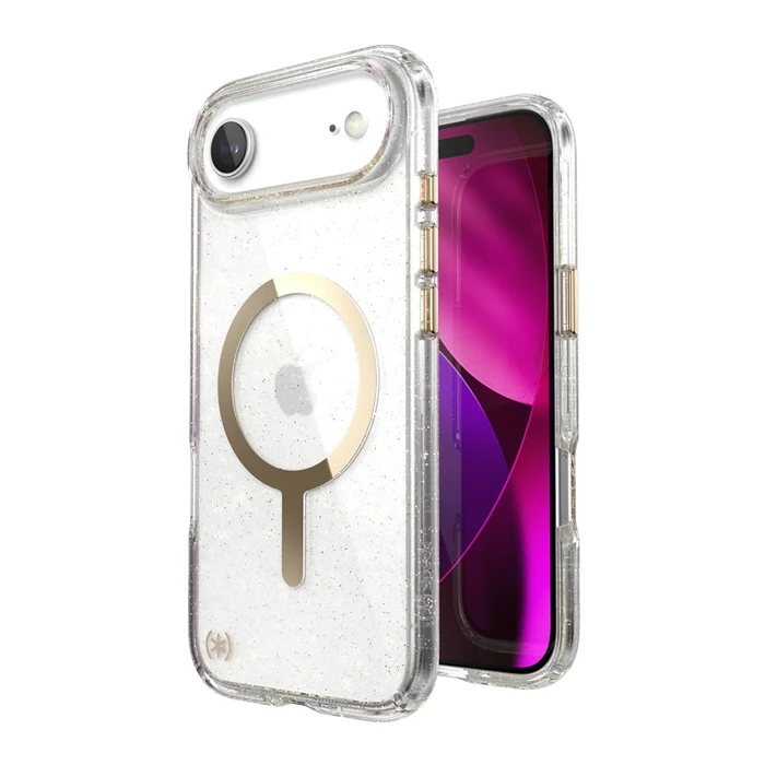 Speck Presidio Lux MagSafe Apple iPhone Air (Glitter / Gold Metallic)