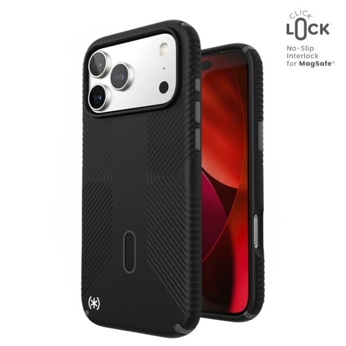 Speck Presidio2 Grip ClickLock & MagSafe Apple iPhone 17 Pro Max (czarne / szare / białe)