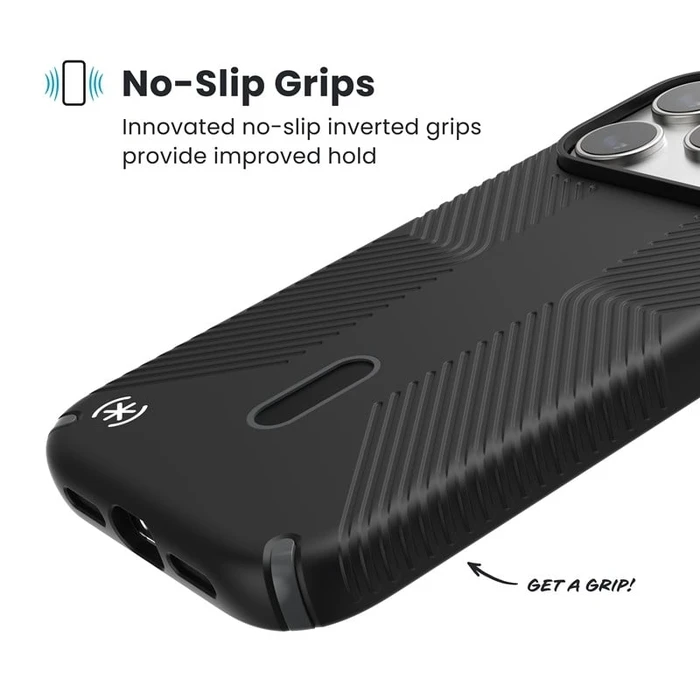 Speck Presidio2 Grip ClickLock & MagSafe Apple iPhone 17 Pro Max (czarne / szare / białe)