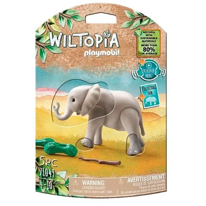 Playmobil Figures Set Wiltopia 71049 Young Elephant