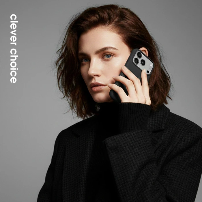Crong Color Cover Magnetic MagSafe Apple iPhone 17 Pro (black)
