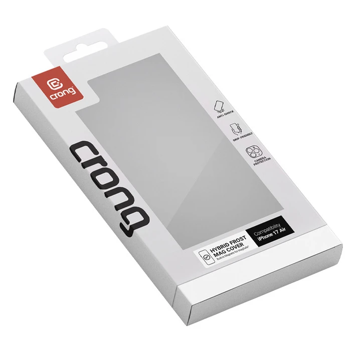 Crong Hybrid Frost MAG Cover MagSafe Apple iPhone Air (black)