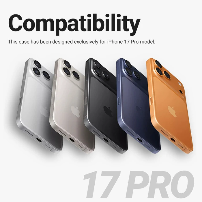 Crong Hybrid Frost MAG Cover MagSafe Apple iPhone 17 Pro (black)