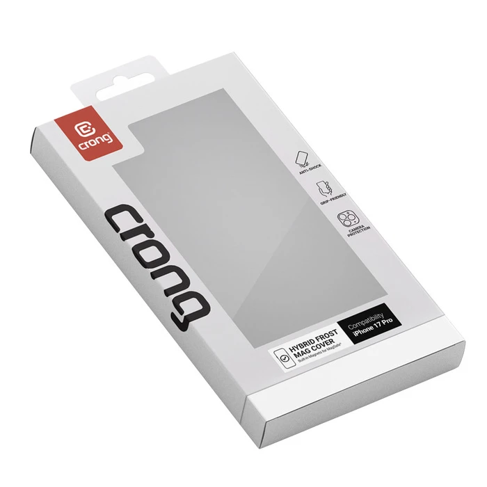 Crong Hybrid Frost MAG Cover MagSafe Apple iPhone 17 Pro (black)
