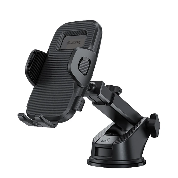 Crong Carclip car mount for dashboard and windshield black