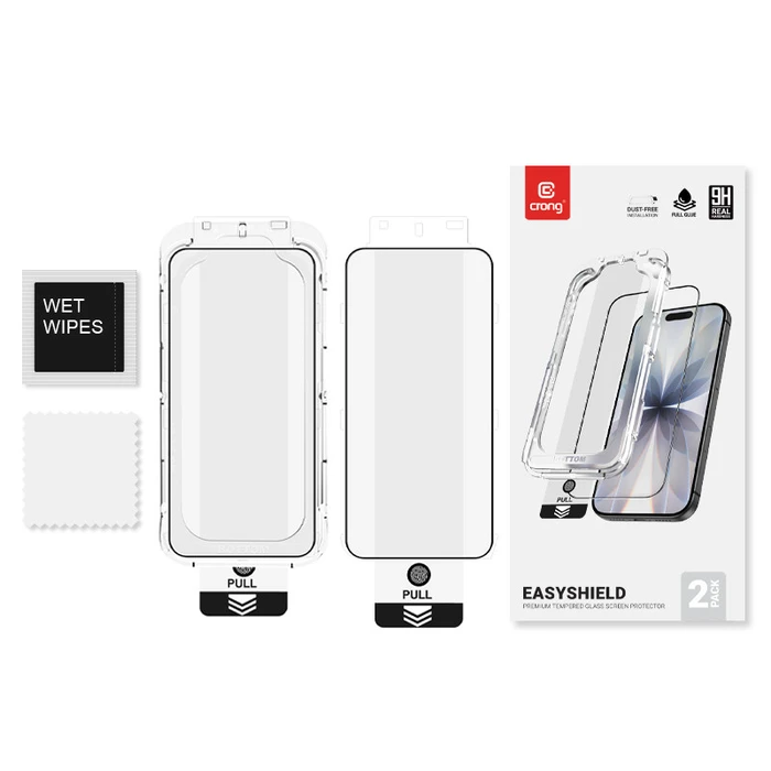 Crong EasyShield Apple iPhone 17e / 16e / 14 / 13 / 13 Pro [2 PACK]