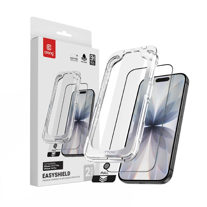 Crong EasyShield Apple iPhone 17 / 17 Pro / 16 Pro [2 PACK]