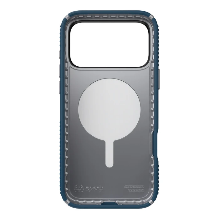 Speck Presidio2 Grip MagSafe Apple iPhone 17 Pro Max (Deep Sea/Silver Metallic)