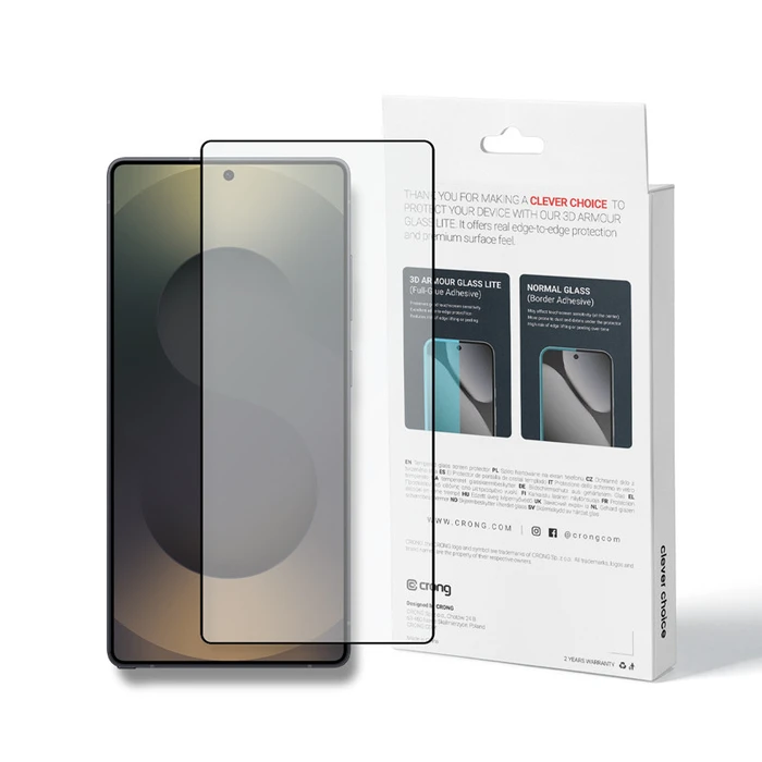 Crong 3D Armour Glass Lite Samsung Galaxy S25 Ultra
