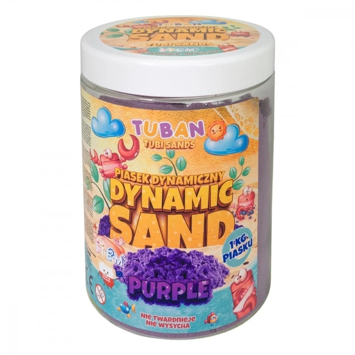 Παιχνίδι Κατασκευής Tuban Dynamic Sand 1kg Purple