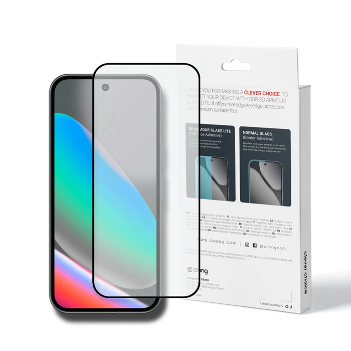 Crong 3D Armour Glass Lite Google Pixel 9 / 10