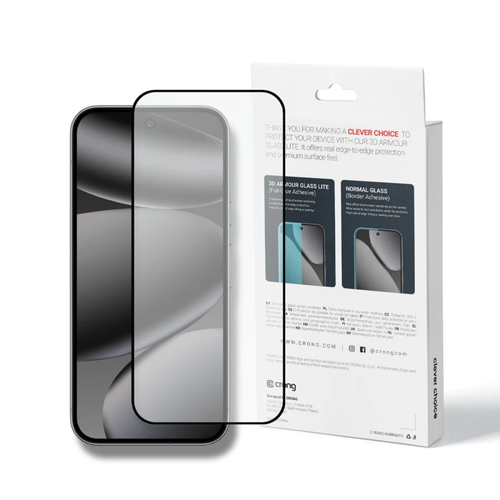Crong 3D Armour Glass Lite Google Pixel 9 Pro XL / 10 Pro XL