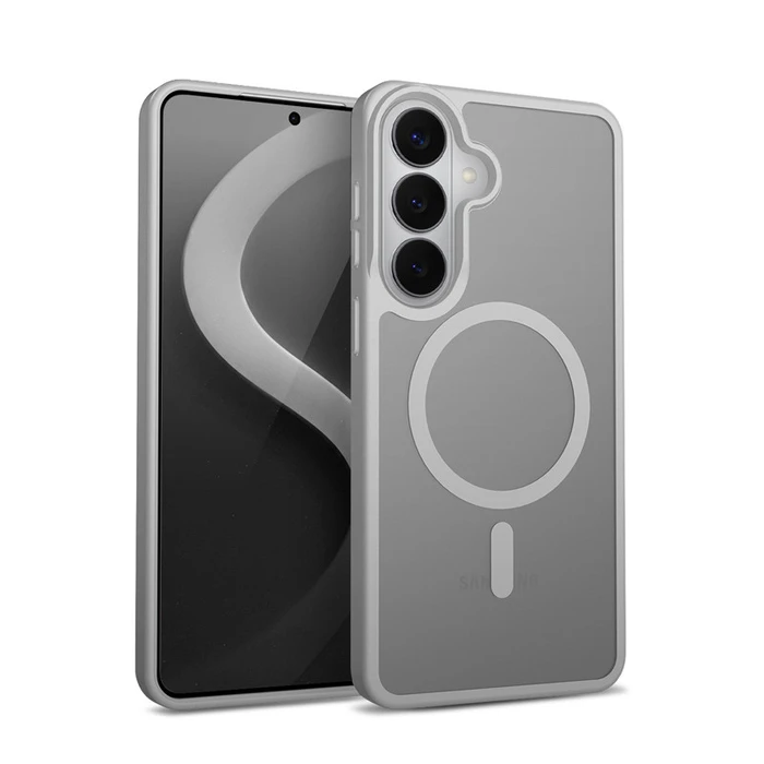 Crong Hybrid Matte Magnetic MagSafe Samsung Galaxy S26 (grey)