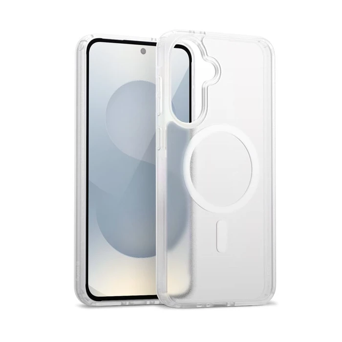 Crong Hybrid Matte Magnetic MagSafe Samsung Galaxy S25 (white)