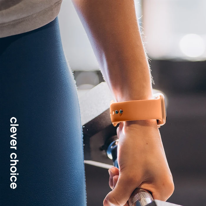 Crong Liquid Band Apple Watch 38/40/41/42 mm (orange)
