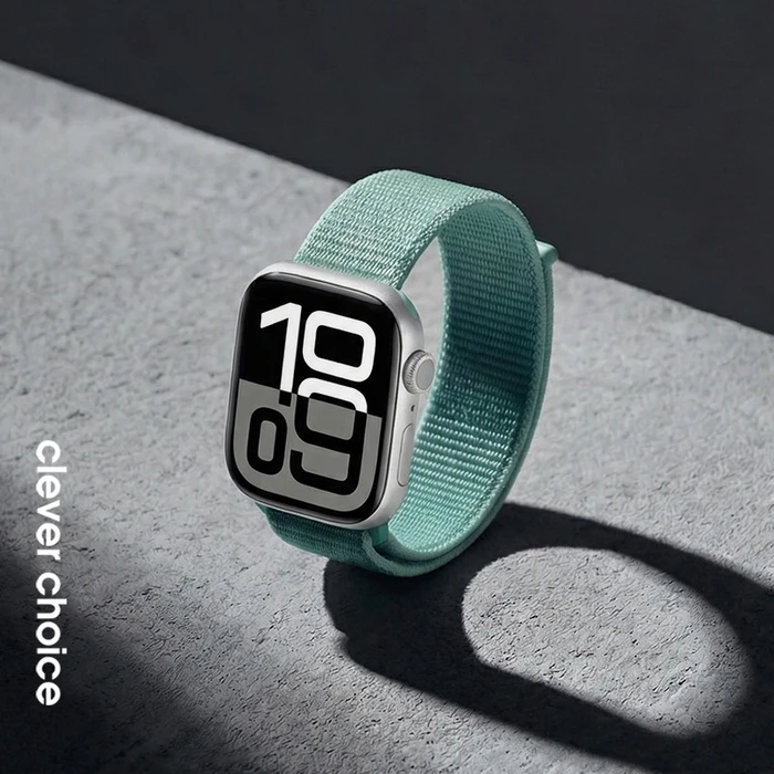 Crong Nylon Sport Band Apple Watch 38/40/41/42 mm (Atlantic Green)