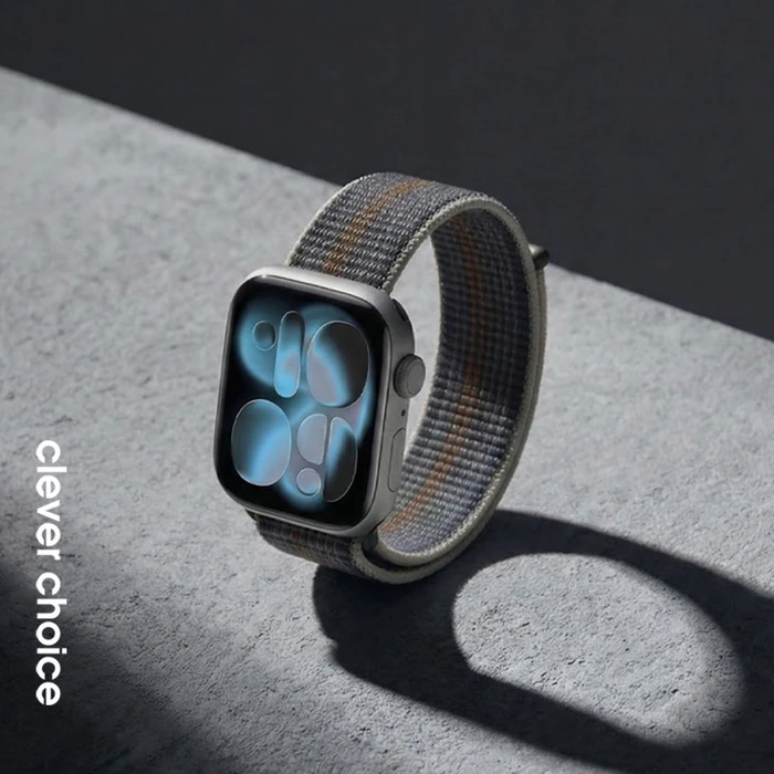 Crong Nylon Sport Band Apple Watch 44/45/46/49 mm (Midnight Run)