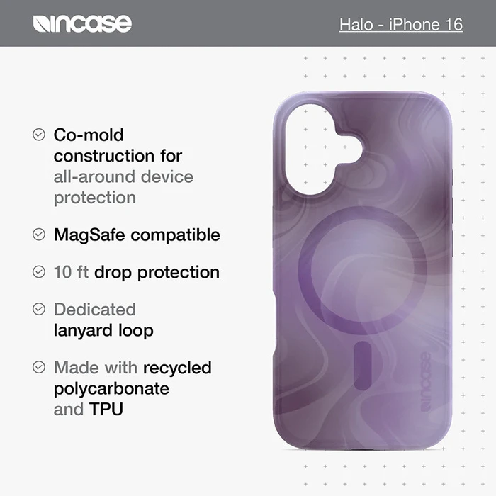 Incase Halo Case MagSafe Apple iPhone 16 (Tidal Ocean)