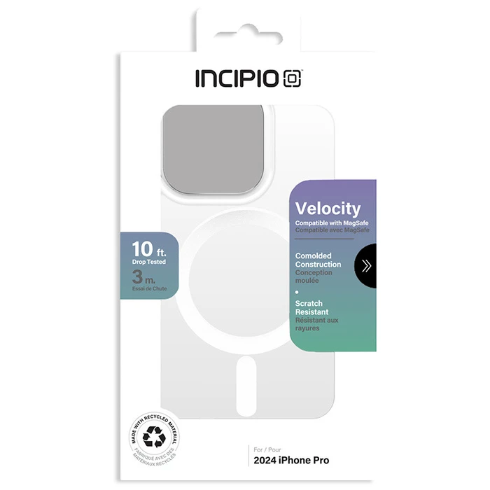 Incipio Velocity MagSafe Apple iPhone 16 Pro (Clear)