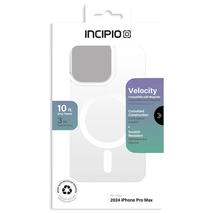 Incipio Velocity MagSafe Apple iPhone 16 Pro Max (Clear)