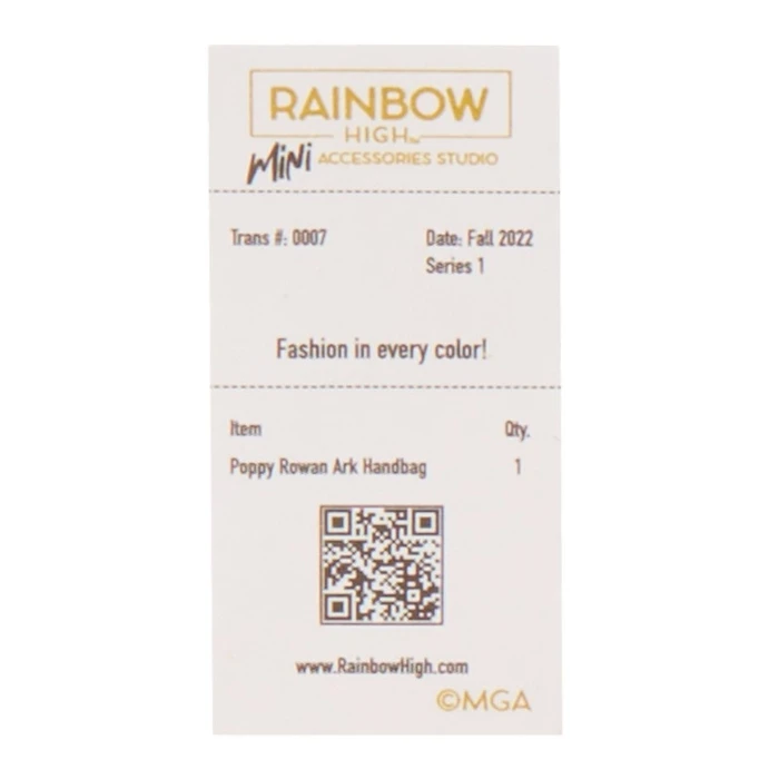Μινιατούρα MGA Bag Rainbow High Accessories Studio Series 1 Asortyment