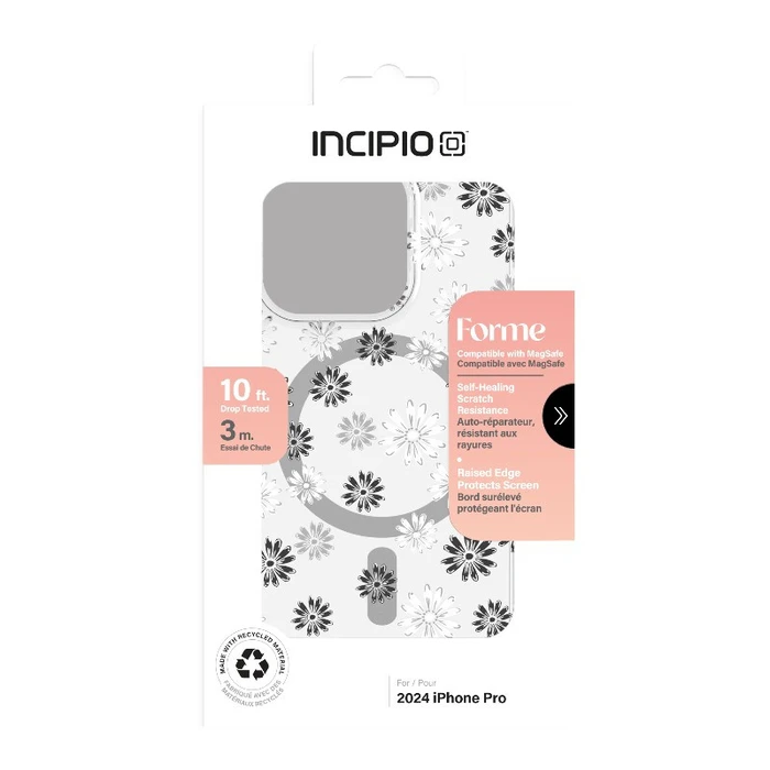 Incipio Forme MagSafe Apple iPhone 16 Pro (Ditzy Floral Silver)
