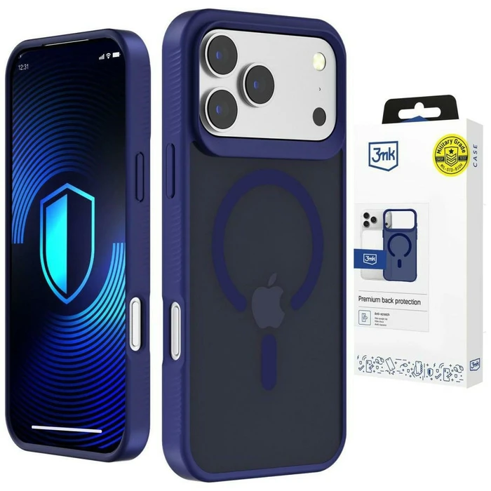 3MK Smoke MagCase Apple iPhone 17 Pro Max blue