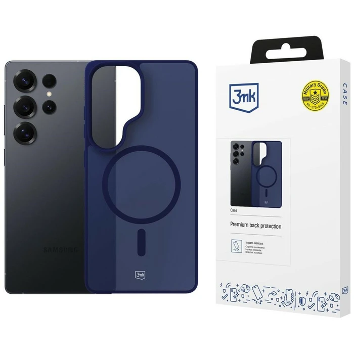 3MK Smoke MagCase Samsung Galaxy S25 Ultra blue