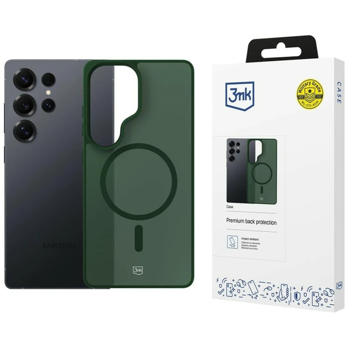 3MK Smoke MagCase Samsung Galaxy S25 Ultra green