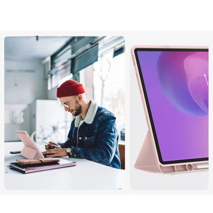 [CR] Tech-Protect SmartCase Pen Lenovo Idea Tab Plus 12.1 TB-361 Pink