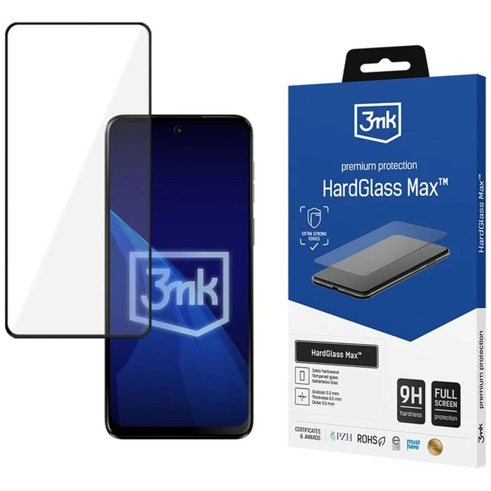 3MK HardGlass Max Motorola Moto G55 5G black