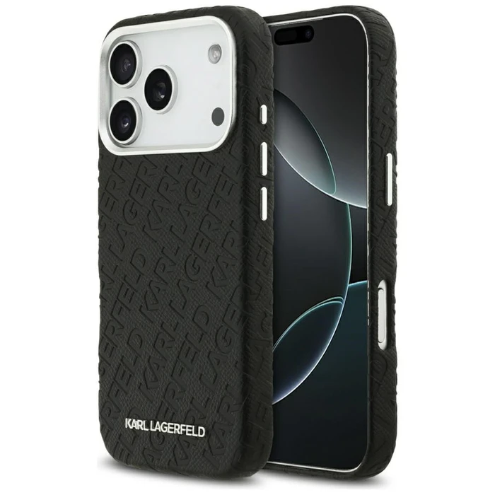 Karl Lagerfeld FW Stamped Karl MagSafe Apple iPhone 17 Pro black