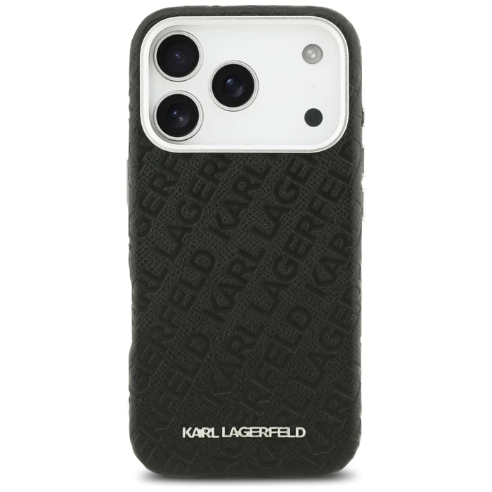 Karl Lagerfeld FW Stamped Karl MagSafe Apple iPhone 17 Pro black