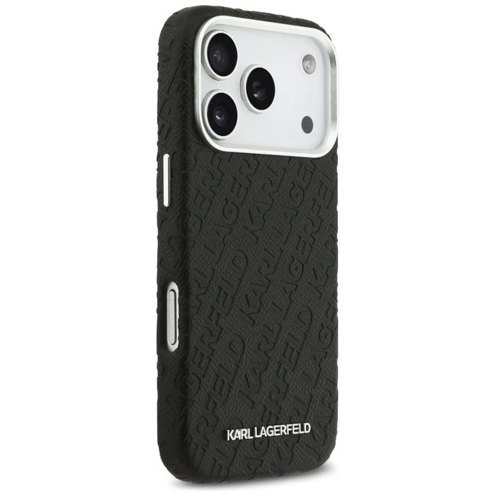 Karl Lagerfeld FW Stamped Karl MagSafe Apple iPhone 17 Pro black