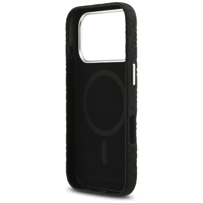Karl Lagerfeld FW Stamped Karl MagSafe Apple iPhone 17 Pro black