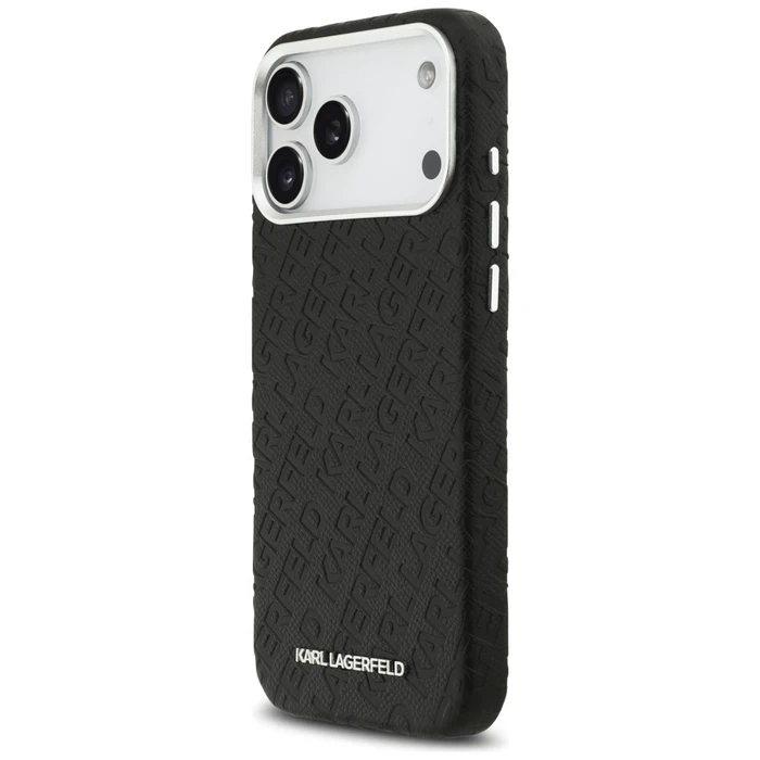 Karl Lagerfeld FW Stamped Karl MagSafe Apple iPhone 17 Pro Max black